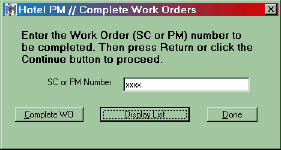 Complete Work Order 1